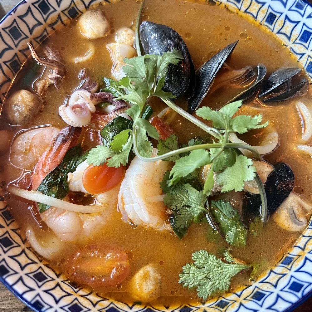 Reckless Noodle House - Tamarind Seafood Udon Soup - Noodles Near Me - Denver, Colorado