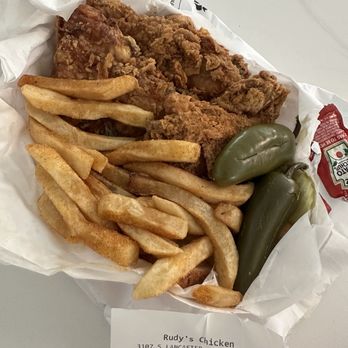 Rudy's Chicken - 3 piece mixed - Chicken Wings Near Me - Dallas, Texas