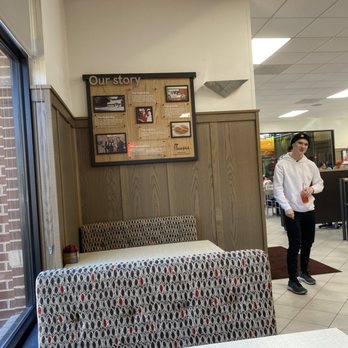 Chick-fil-A - View from behind my table. - Fast Food Near Me - Colorado Springs, Colorado Chick-fil-A - View from behind my table. - Fast Food Near Me - Colorado Springs, Colorado