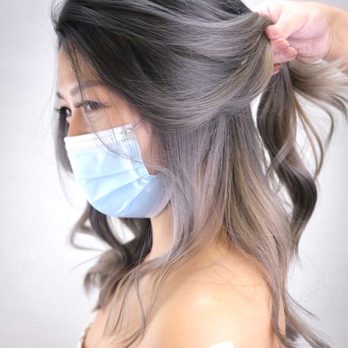 MG Hair Artistic Salon - Ash brown ombré - Hair Salons Near Me - Flushing, New York