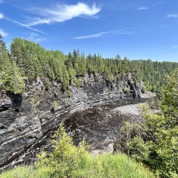 Kakabeka Falls Provincial Park - View of the gorge where the river flows from the falls. - Parks Near Me - Kakabeka Falls, Ontario