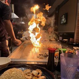 Hibachi onion volcano. Hibachi onion volcano.