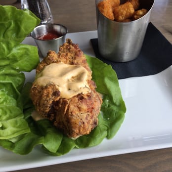 Carson Kitchen - Chicken sandwich lettuce gluten free!! - New American Near Me - Las Vegas, Nevada