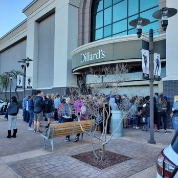 Dillards - If I saw this huddle at 3am I'd think I'd have ran in to a pod of the undead. However it's the NYD 50% off sale. People need socks dangit! - Department Stores Near Me - Gilbert, Arizona