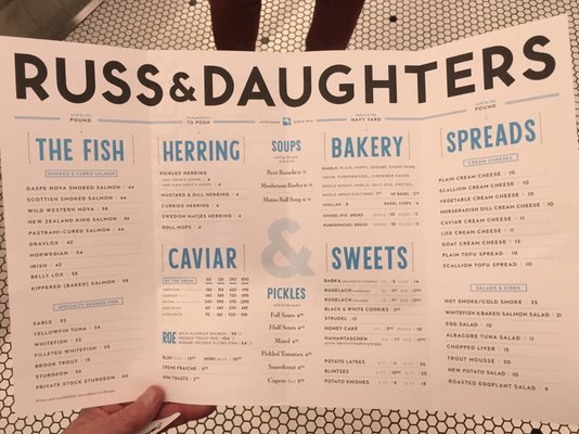 Menu photo 2 Russ & Daughters - Brooklyn Brooklyn, NY Menu photo 2 Russ & Daughters - Brooklyn Brooklyn, NY