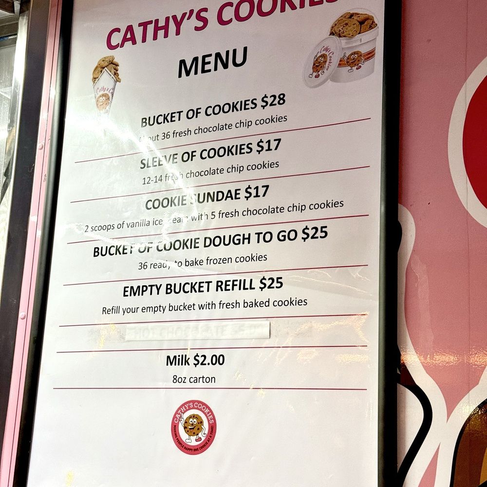 Cathy's Cookies - Menu (July 2025) - Desserts Near Me - Orange, California