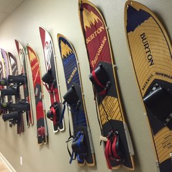 Ski Daddy - Come by our office to check out our vintage Burton snowboard collection!