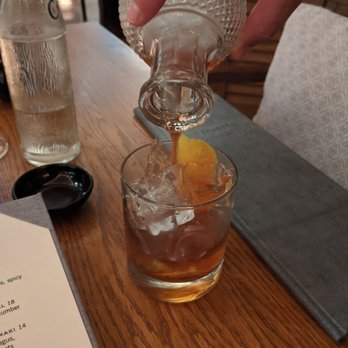 El Puerto - Smoked Old Fashioned Whiskey - Signature Cuisine Near Me - Playa del Carmen, ROO El Puerto - Smoked Old Fashioned Whiskey - Signature Cuisine Near Me - Playa del Carmen, ROO
