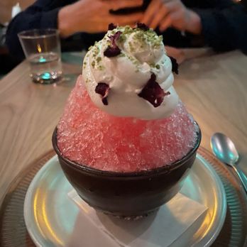 Eylan - Frozen rose lassi - highlight of the meal! - Indian Near Me - Menlo Park, California Eylan - Frozen rose lassi - highlight of the meal! - Indian Near Me - Menlo Park, California
