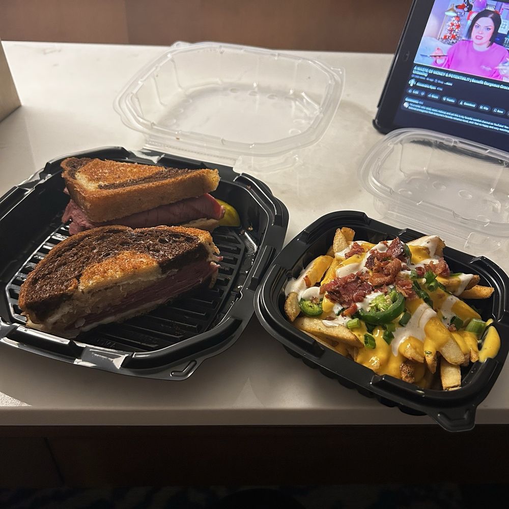 Hyatt Regency Orlando - The Rueben and loaded fries from room service. - Hotels Near Me - Orlando, Florida Hyatt Regency Orlando - The Rueben and loaded fries from room service. - Hotels Near Me - Orlando, Florida