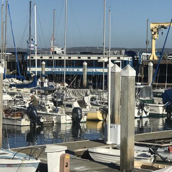 Sandbar & Grill - View of restaurant from across the marina - Seafood Near Me - Monterey, California Sandbar & Grill - View of restaurant from across the marina - Seafood Near Me - Monterey, California