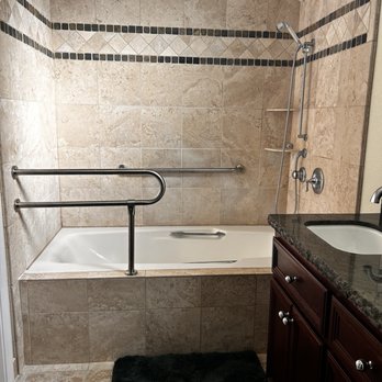 Sunshine Handyman Service - Removed shower doors and installed hand rails. - Handyman Near Me Sunshine Handyman Service - Removed shower doors and installed hand rails. - Handyman Near Me