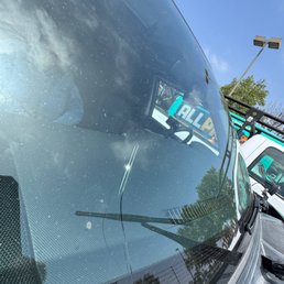 My Toyota $ Runner cracked windshield. My Toyota $ Runner cracked windshield.