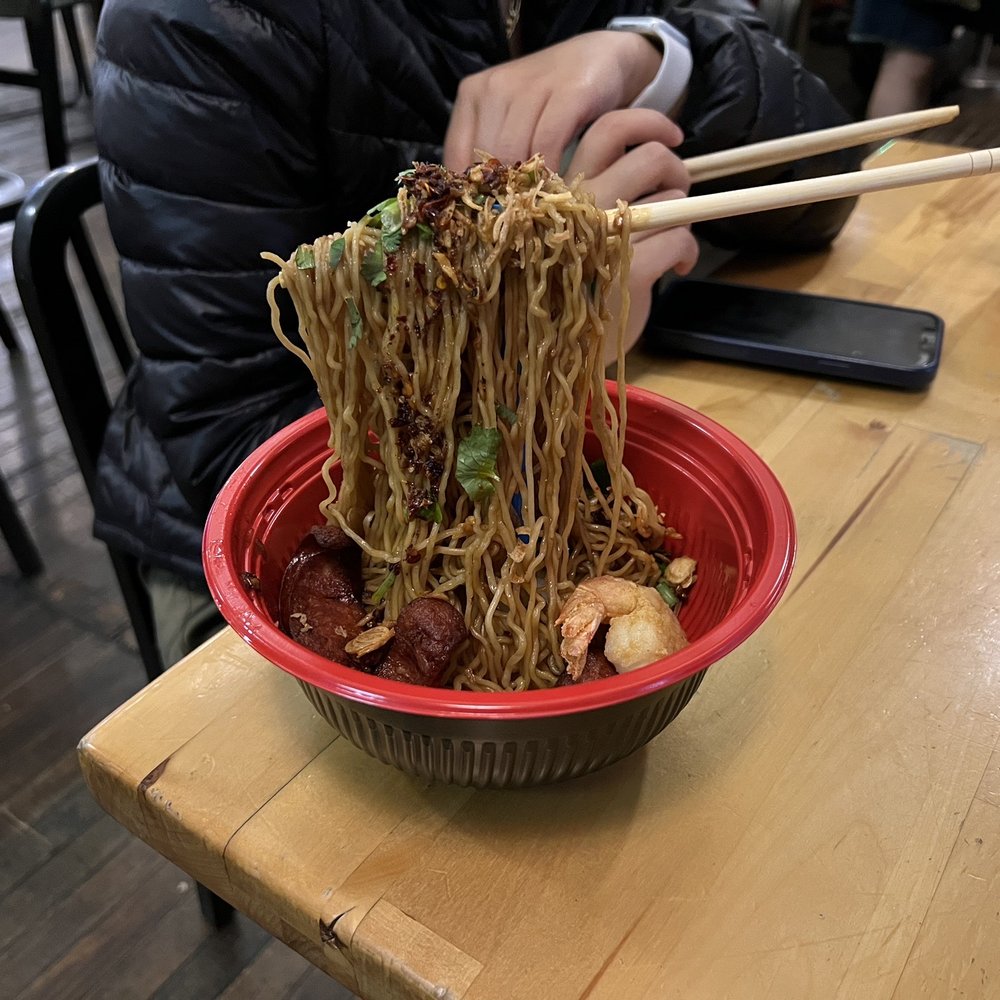 206 BCE - Anti-gravity shrimp noodles - Noodles Near Me - Anaheim, California