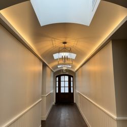 Coastline Electric - LED Cove lighting brightens up this barrel ceiling