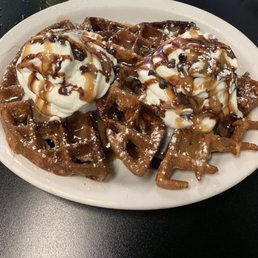 Peanut Butter Waffled French Toast