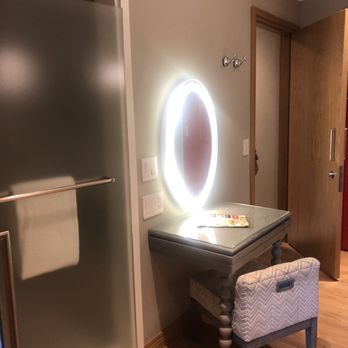 Virgin Hotels Chicago - Shower, toilet room, amazing vanity - Hotels Near Me - Chicago, Illinois Virgin Hotels Chicago - Shower, toilet room, amazing vanity - Hotels Near Me - Chicago, Illinois