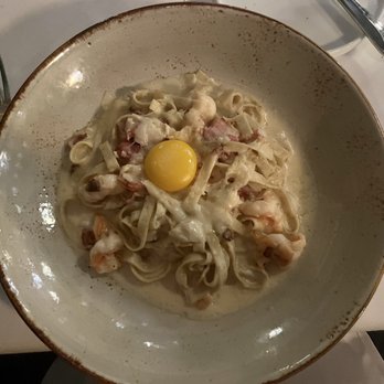 Gandy Dancer - Shrimp and Crab Carbonara - Seafood Near Me - Ann Arbor, Michigan