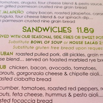 Perfect Pear Bistro - My Marbled Cuban on the menu. - New American Near Me - Tempe, Arizona Perfect Pear Bistro - My Marbled Cuban on the menu. - New American Near Me - Tempe, Arizona