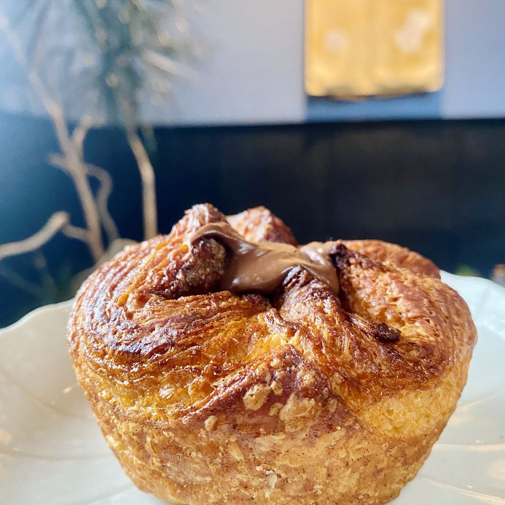 Blue Willow Teaspot - Nutella Kouign Amman - Tea Rooms Near Me - Berkeley, California Blue Willow Teaspot - Nutella Kouign Amman - Tea Rooms Near Me - Berkeley, California