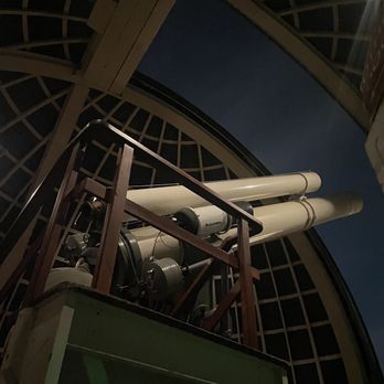 Griffith Observatory - Telescope on second floor with dome - Observatories Near Me - Los Angeles, California