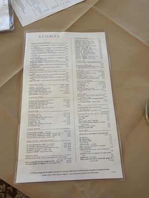 Menu photo 1 Scoma's of Sausalito Sausalito, CA Menu photo 1 Scoma's of Sausalito Sausalito, CA