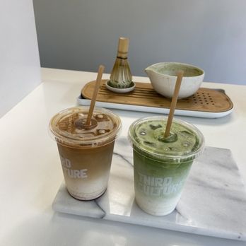 Third Culture Bakery - Berkeley - Pumpkin cold brew and matcha latte - Bakeries Near Me - Berkeley, California