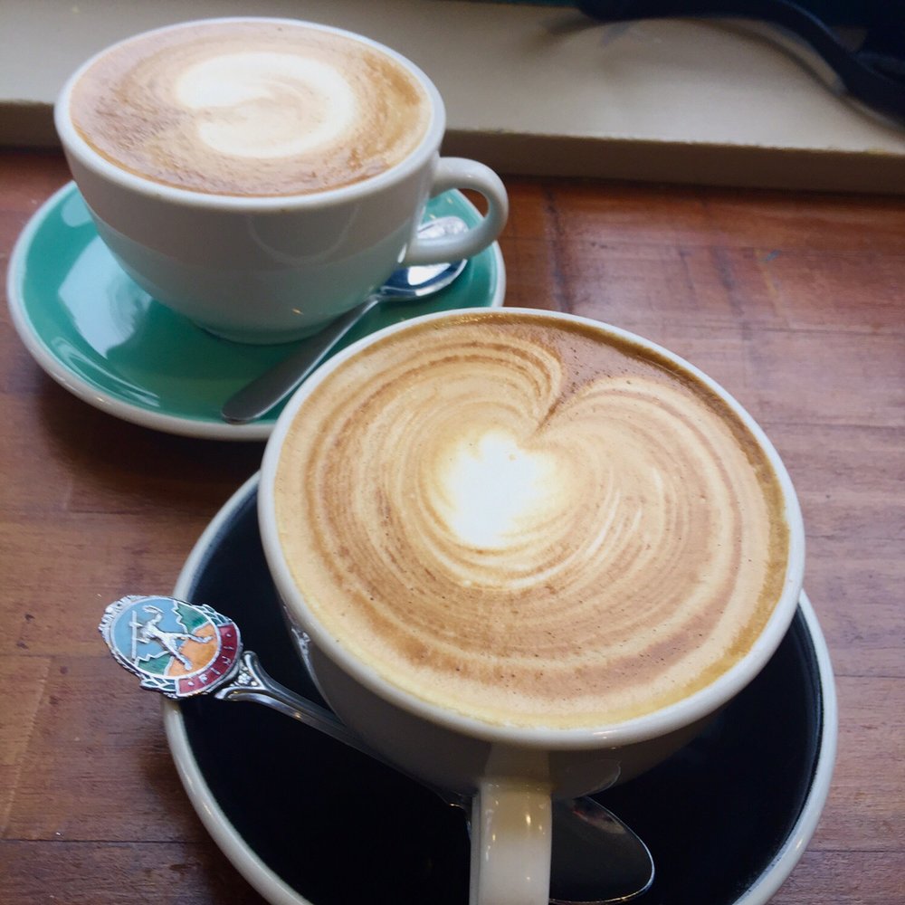 Neighbourhood - Two flat whites - Cafes Near Me - Martinborough, WGN Neighbourhood - Two flat whites - Cafes Near Me - Martinborough, WGN