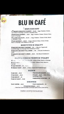 Menu photo 4 Blu in Cafe Borrego Springs, CA