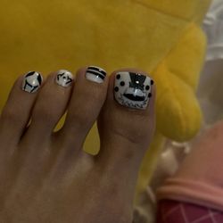D'Licious Nails Nail Art Studio - Chibi Gojo from JJK