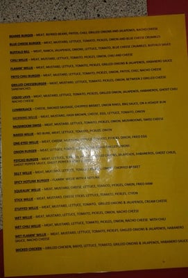 Menu photo 4 Willie's Place Wichita Falls, TX Menu photo 4 Willie's Place Wichita Falls, TX