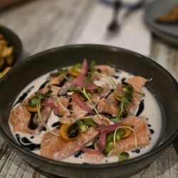 NextDoor Restaurant - Salmon crudo