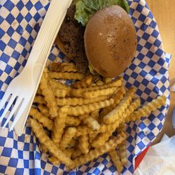 Bim Bam Burgers & Breakfast - Smash burger and crinkle fries