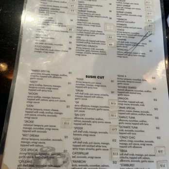 Sin City Sushi - Menu - Sushi Bars Near Me - Las Vegas, Nevada
