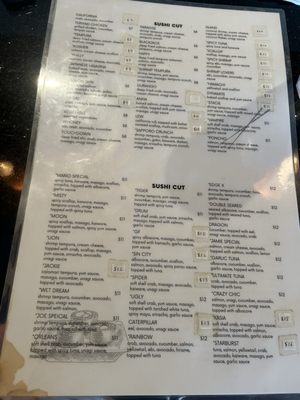 Menu photo 7 Sin City Sushi Las Vegas, NV