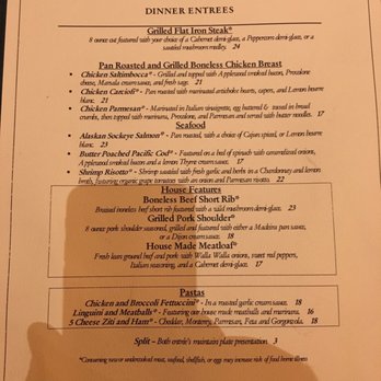 Crooked Spoon - Main menu also starters and salads - New American Near Me - Redmond, Washington