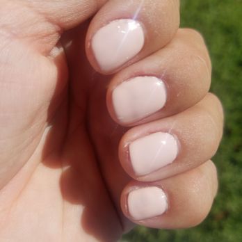 Q Nails - Un-manicured gel manicure. Lumpy nail polish - Nail Salons Near Me - Norwalk, California
