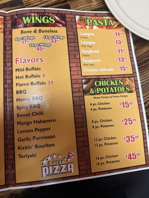 Menu photo 2 5 Star Pizza Ontario, CA