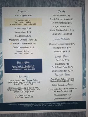 Menu photo 1 Lenny's Restaurant Colonial Beach, VA