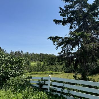 Green Gables Heritage Place - Looking out the front door of the house - Landmarks & Historical Buildings Near Me - Cavendish, Prince Edward Island