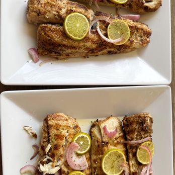El Bohio Restaurant - King fish (caught from deep sea fishing charter earlier in the day) - Seafood Near Me - Fajardo, Puerto Rico El Bohio Restaurant - King fish (caught from deep sea fishing charter earlier in the day) - Seafood Near Me - Fajardo, Puerto Rico