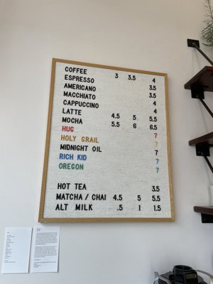 Menu photo 3 Never Coffee Portland, OR