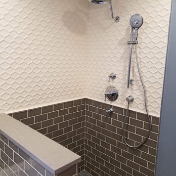 Your handyman - A beautiful subway tile combine with mosaic had been installed - Painters Near Me - Franklin Park, Illinois Your handyman - A beautiful subway tile combine with mosaic had been installed - Painters Near Me - Franklin Park, Illinois