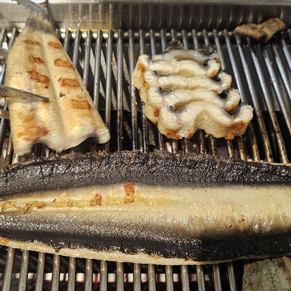 K Bbq Eel Village - The whole eel before cutting - Korean Near Me - Buena Park, California