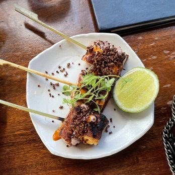 Westlight - Charred Octopus Skewers - Tapas/Small Plates Near Me - Brooklyn, New York
