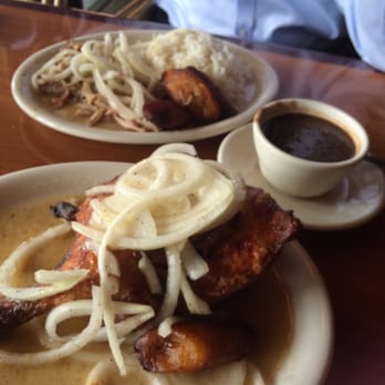 Bella Cuba - Roasted garlic chicken and pork asado....yum! - Cuban Near Me - Santa Ana, California