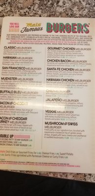 Menu photo 8 The Original Mels Placerville, CA Menu photo 8 The Original Mels Placerville, CA