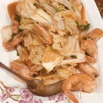 M & T Restaurant - Stir fried shrimp w/ Chinese cabbage - Chinese Near Me - Fairfield, New Jersey