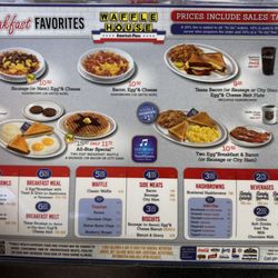 Waffle House - Menu