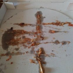 Wise Guys Pizza & More - Yep...all gone. Cleaned the box out. It was italian sausage and mushroom pizza. So good. Get it everytime we come to town